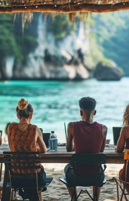 Digital Nomads in the beach
